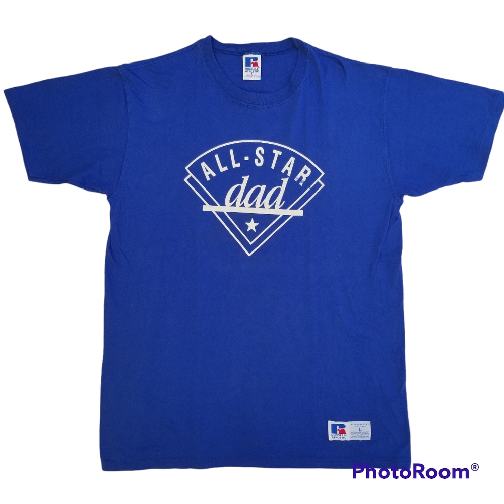 Vintage Single Stitch Russell Athletic 'All Star Dad' Shirt